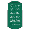 Lyle & Scott Script Golf Gilet - Smyth Green