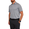 KJUS Soren Solid Golf Polo Shirt - Steel Grey Melange