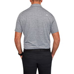 KJUS Soren Solid Golf Polo Shirt - Steel Grey Melange