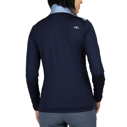 KJUS Women's Retention Golf Jacket - Santorini/Atlanta Blue