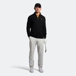 Lyle & Scott Merino 1/4 Zip 풀오버 - Jet Black