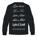 Lyle & Scott Script Henley - Jet Black