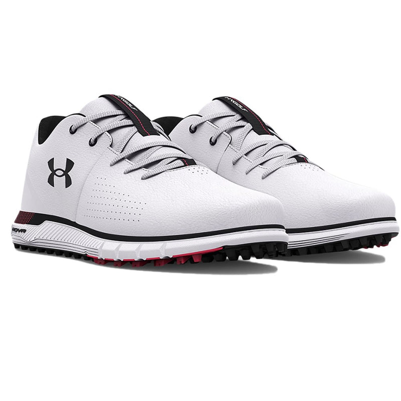 Under Armour HOVR Fade 2 Spikeless Wide Golf Shoes - White