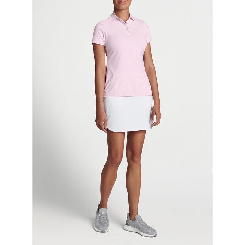 Peter Millar Women's Jubilee Button Golf Polo Shirt - Palmer Pink