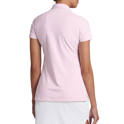 Peter Millar Women's Jubilee Button Golf Polo Shirt - Palmer Pink