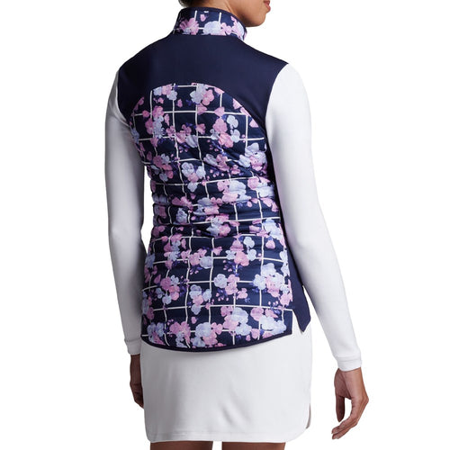 Peter Millar Women's Merge Hybrid Golf Jacket - Navy Picnic Floral