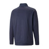 Puma Cloudspun Colourblock 1/4 Zip Golf Sweatshirt - Navy Blazer Heather