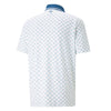 Puma MATTR Rochester Golf Polo Shirt - Bright White/Lake Blue