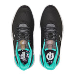 Puma X Ptc Ignite Meninggikan Kasut Golf Spikeless - Puma Black/ Aqua Green/ Pink yang Mengejutkan