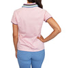 RLX Ralph Lauren Women's Tour Pique 1/4 Zip Golf Shirt - Pink Sand Multi