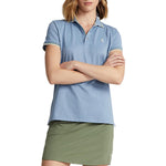 RLX Ralph Lauren Women's Tour Pique Golf Shirt - Channel Blue