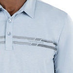 Travis Mathew Desert Drive Golf Polo Shirt - Faded Denim