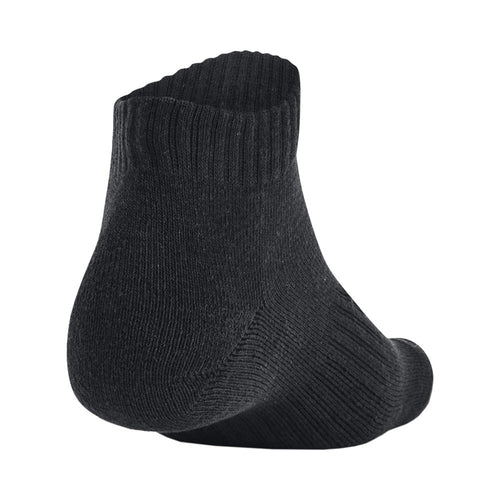 Under Armour Unisex Core Low Cut 3-Pack Socks - Black