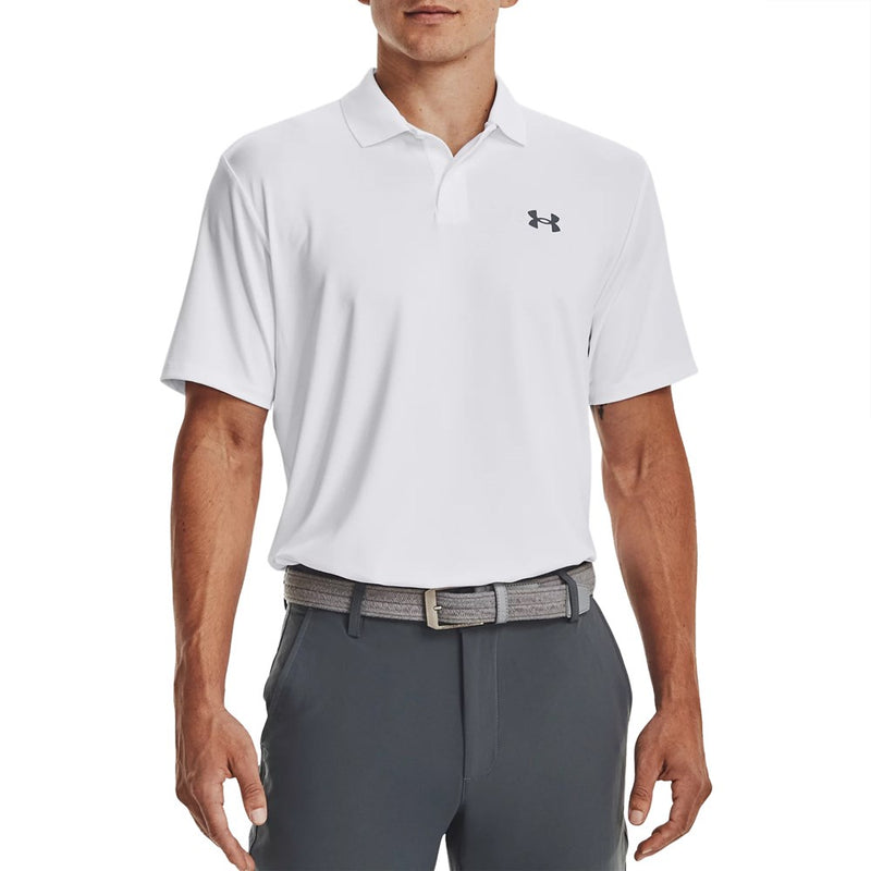 Under Armour Performance 3.0 Polo - White/Pitch Grey