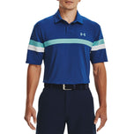 Under Armor T2G Colourblock Golf Polo Shirt - Blue Mirage White/Glacier Blue
