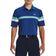 Under Armor T2G Colourblock Golf Polo Shirt - Blue Mirage White/Glacier Blue