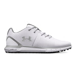 Under Armour HOVR Fade 2 Spikeless Wide Golf Shoes - White/Metallic Silver