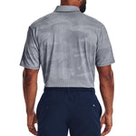 Under Armour Playoff 2.0 Jacquard Golf Polo Shirt - Steel/White