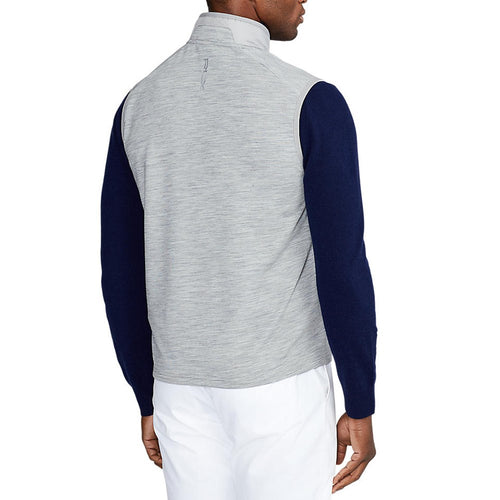 RLX Ralph Lauren Cool Wool Full Zip Vest - Andover Heather