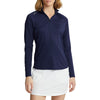 RLX Ralph Lauren Women's Jersey UV Quarter Zip Golf Pullover - French Navy