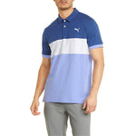 Puma Cloudspun Highway Golf Polo Shirt - Blazing Blue/Lavendar Pop