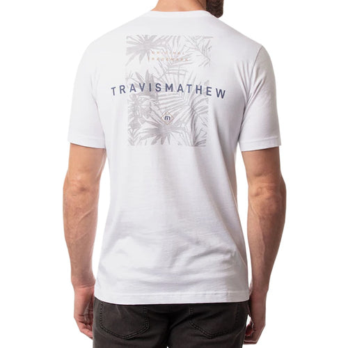 Travis Mathew Road Map Golf Shirt - White