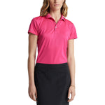 RLX Ralph Lauren Women's Tour Performance Golf Shirt - Bright Pink