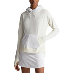 RLX Ralph Lauren Women's Logo Hybrid Jersey Hoodie - Pure White