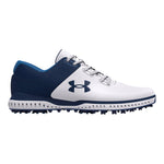Under Armour Medal RST 2 Wide (E) Golf Shoes - White/Academy