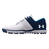 Under Armour Medal RST 2 Wide (E) Golf Shoes - White/Academy